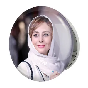 آینه جیبی خندالو طرح یکتا ناصر مدل تاشو کد 6280 