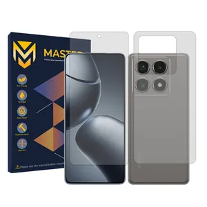 Master Resistant model transparent screen protector suitable for Xiaomi 14T Pro mobile phone along with the back protector