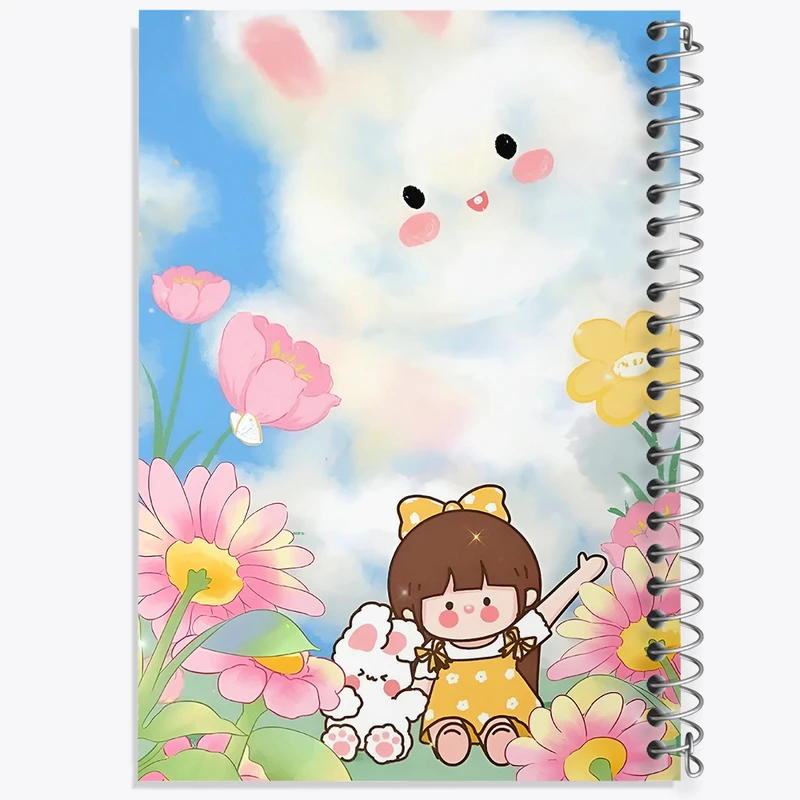 دفتر لیست خرید 50 برگ خندالو طرح دخترانه کیوت کد N3931