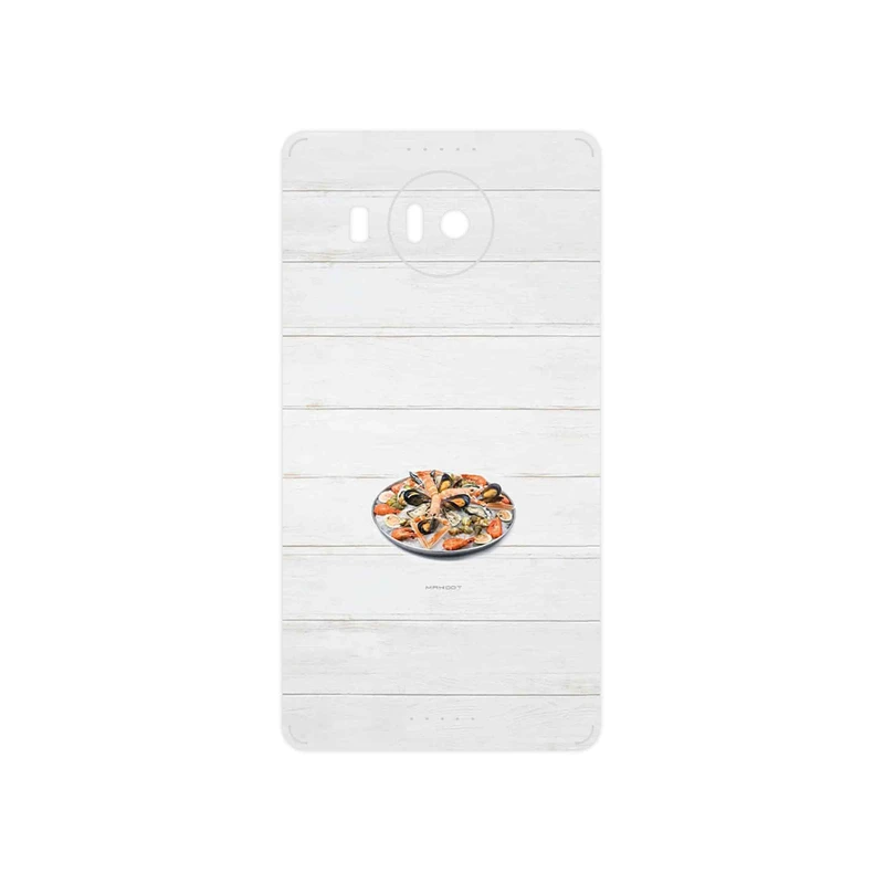 برچسب پوششی ماهوت مدل Seafood مناسب برای گوشی موبایل مایکروسافت Lumia 950 XL
