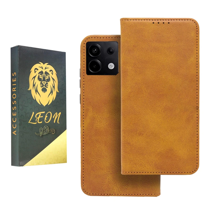 کیف کلاسوری لئون مدل Spork مناسب برای گوشی موبایل شیائومی Redmi Note 13 Pro 4G