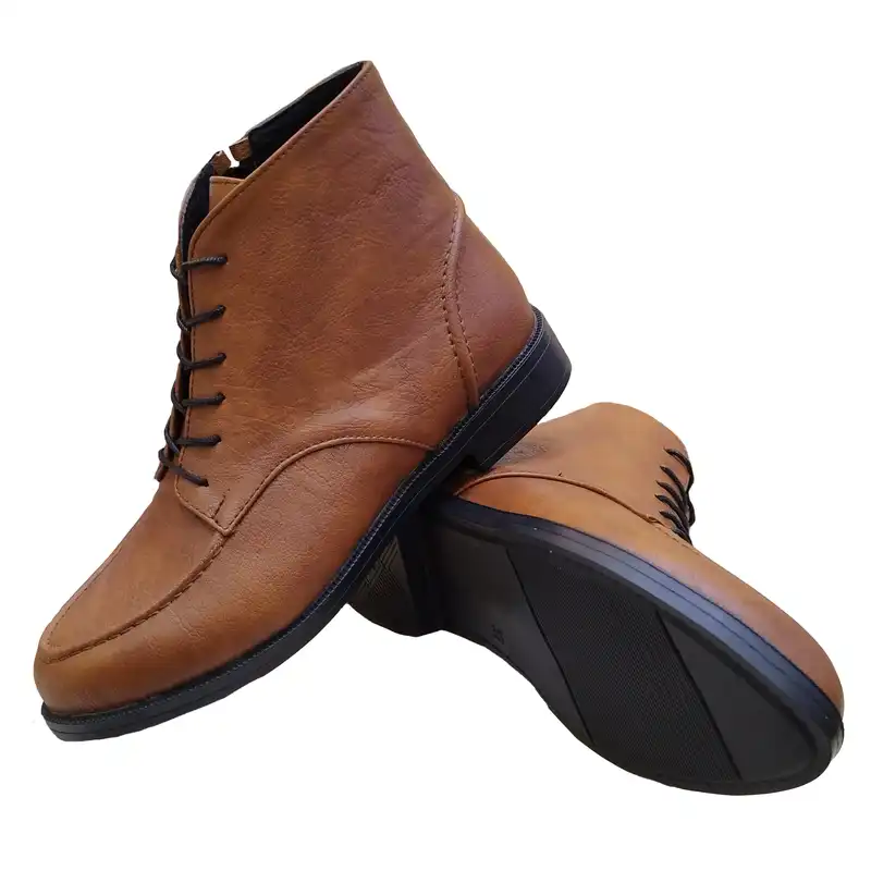 نیم بوت زنانه مدل ghaj رنگ قهوه ای