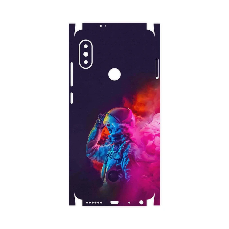 برچسب پوششی ماهوت مدل Smoke Rainbow Digital Art 1-FullSkin مناسب برای گوشی موبایل شیائومی Redmi Note 5 Pro