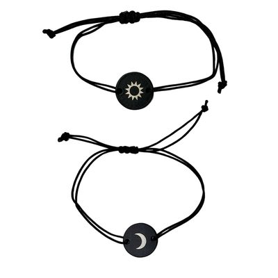 نقد و بررسی دستبند ست دوستی ماه و خورشید بسته دو عددی توسط خریداران