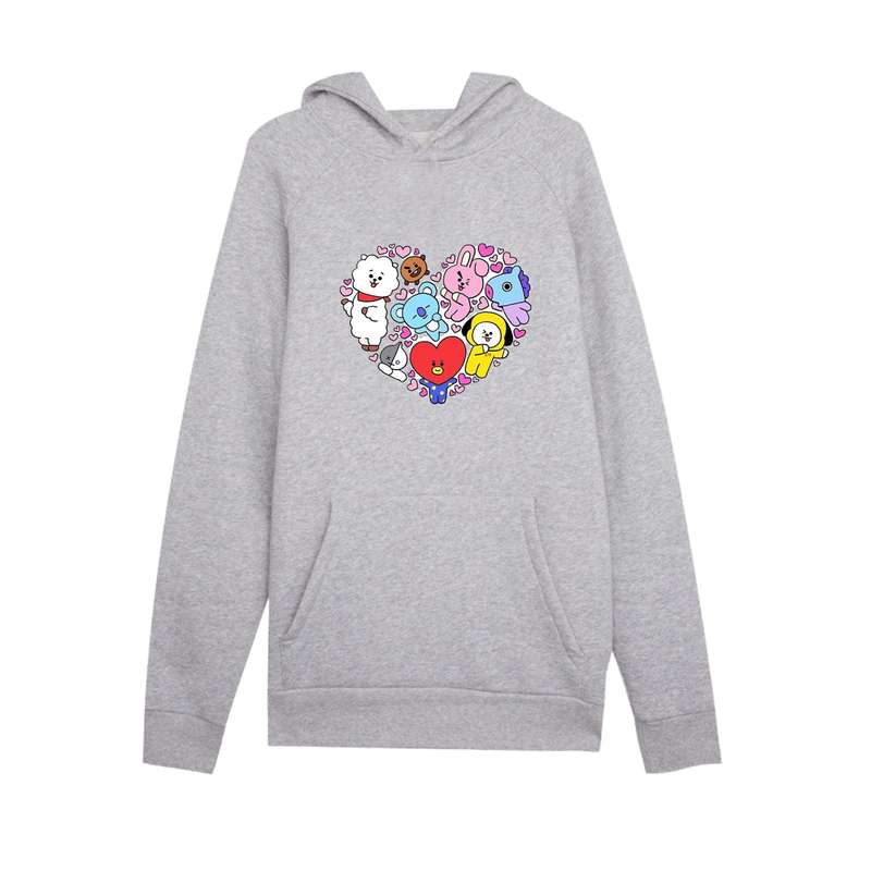 هودی زنانه مدل  bts کد 2374