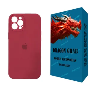 کاور دراگون قاب مدل سیلیکونی مناسب برای گوشی موبایل اپل iPhone 12 Pro Max