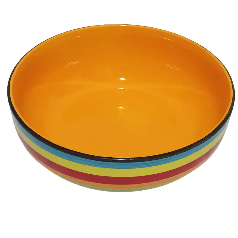 کاسه سرامیکی مدل رنگین کمانی