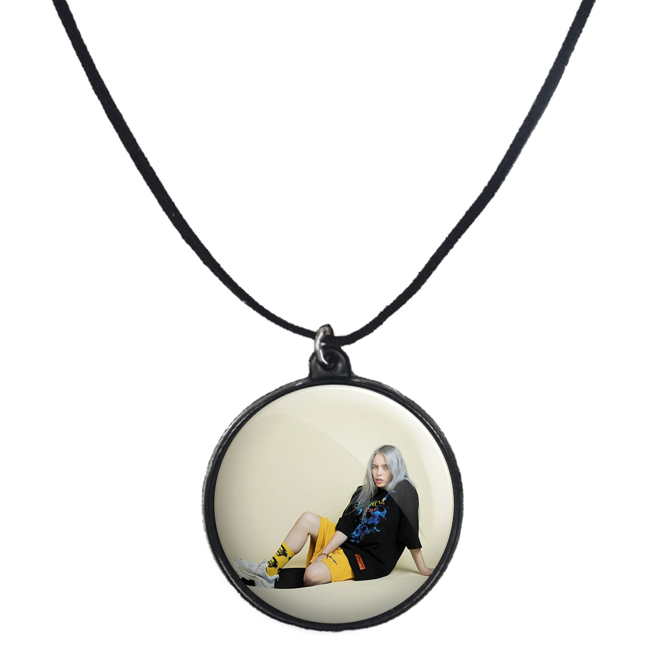 گردنبند پرمانه طرح بیلی آیلیش کد pmb.20050 مدل دو طرفه