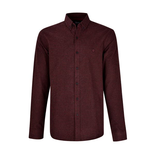 پیراهن آستین بلند مردانه بادی اسپینر مدل 1064 کد 1 رنگ زرشکی پیراهن آستین بلند مردانه بادی اسپینر مدل 1064 کد 1 رنگ زرشکی