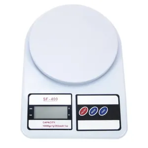 ترازو آشپزخانه دیجیتال مدل چراغ دار 4 حداکثر ظرفیت قابل اندازه‌گیری 10 کیلوگرم با دقت اندازه‌گیری 1 گرم