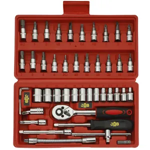 آچار و سری بکس و پیچ گوشتی جاب مدل J-10049 مجموعه 49 عددی