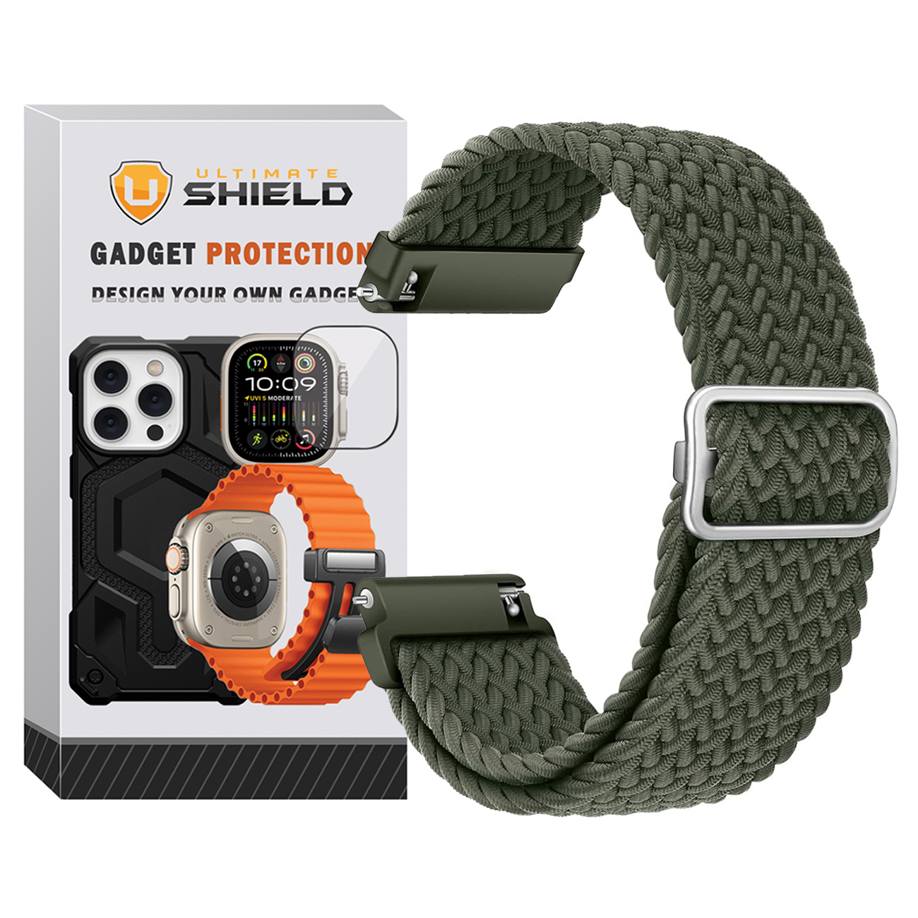 بند آلتیمیت شیلد مدل Braided LP TW مناسب برای ساعت هوشمند ناتینگ CMF Watch Pro / CMF Watch Pro 2 22mm
