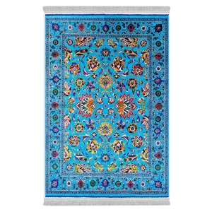 فرش پارچه‌ای دفه مدل فرشینه طرح مدرن کد 8055