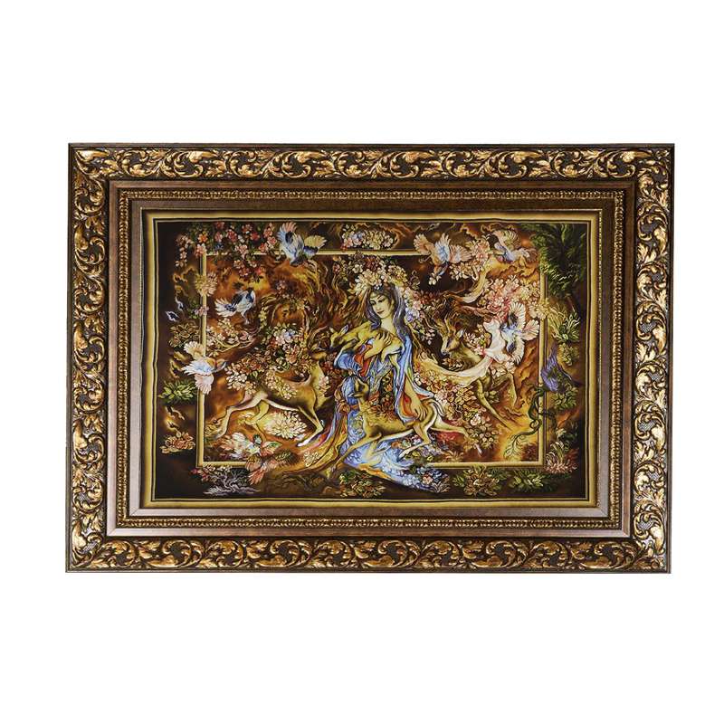 تابلو فرش دستبافت مدل گرمای عشق 157