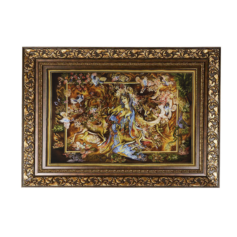 تابلو فرش دستبافت مدل گرمای عشق 157