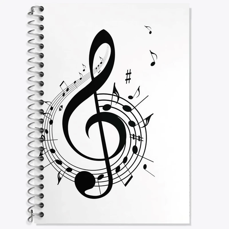 دفتر زبان 50 برگ خندالو مدل سه خط طرح کلید سل کد 6018