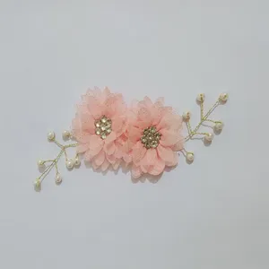 گیره مو دخترانه مدل 001 طرح گل 