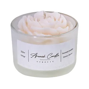 شمع معطر مدل گل آلاله