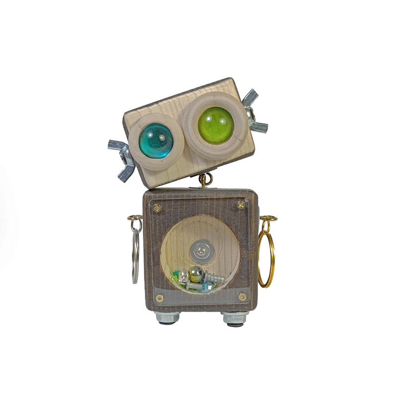 مجسمه چوبی مدل آدمک کد E04