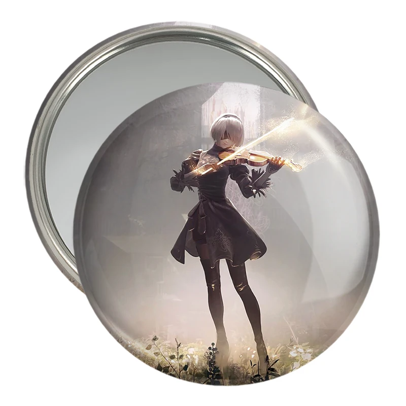 آینه جیبی خندالو مدل انیمه نیر اتوماتا Nier Automata ver 1.1a کد 27468