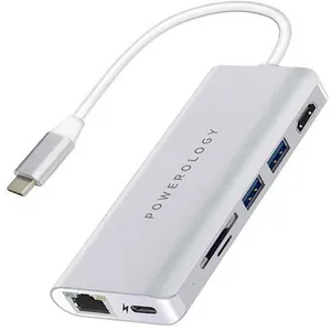 هاب USB-C هفت پورت پاورولوژی مدل P71HBSL