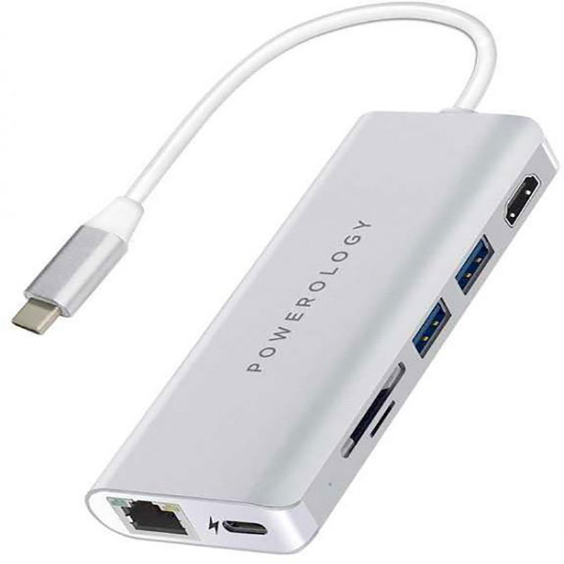 هاب USB-C هفت پورت پاورولوژی مدل P71HBSL