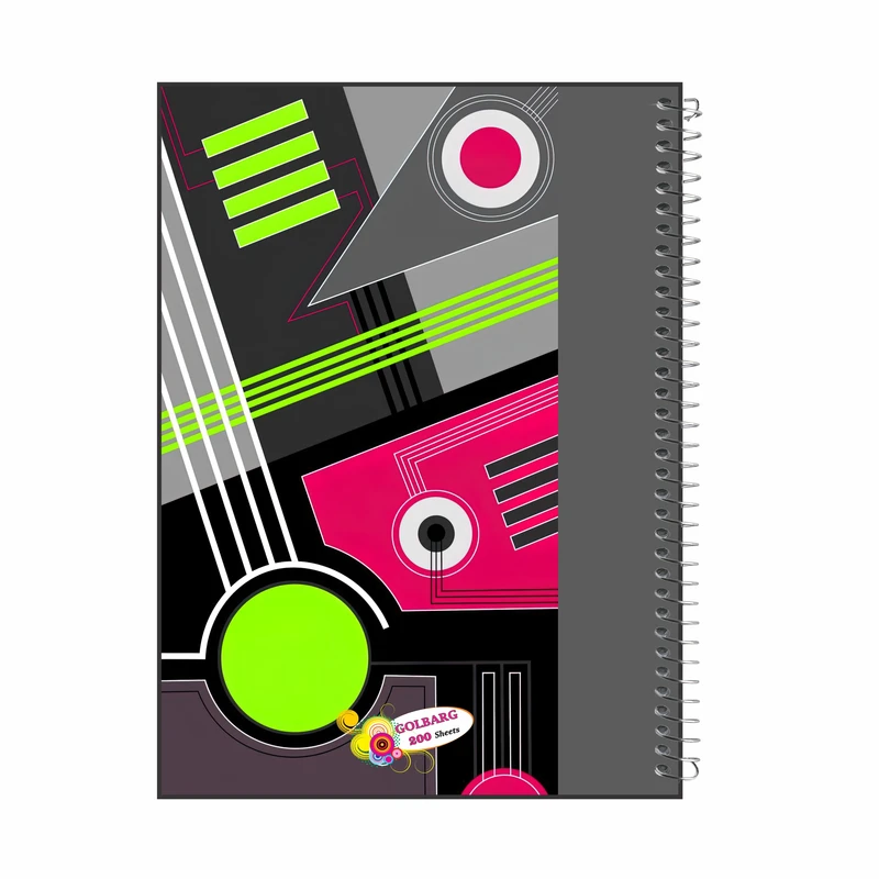 دفتر مشق 200 برگ گلبرگ مدل دانشجویی کد 8360