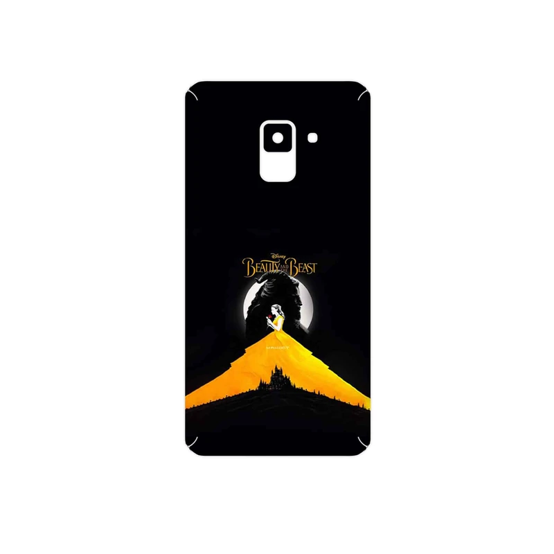 برچسب پوششی ماهوت مدل Beauty and the Beast مناسب برای گوشی موبایل سامسونگ Galaxy A8 2018