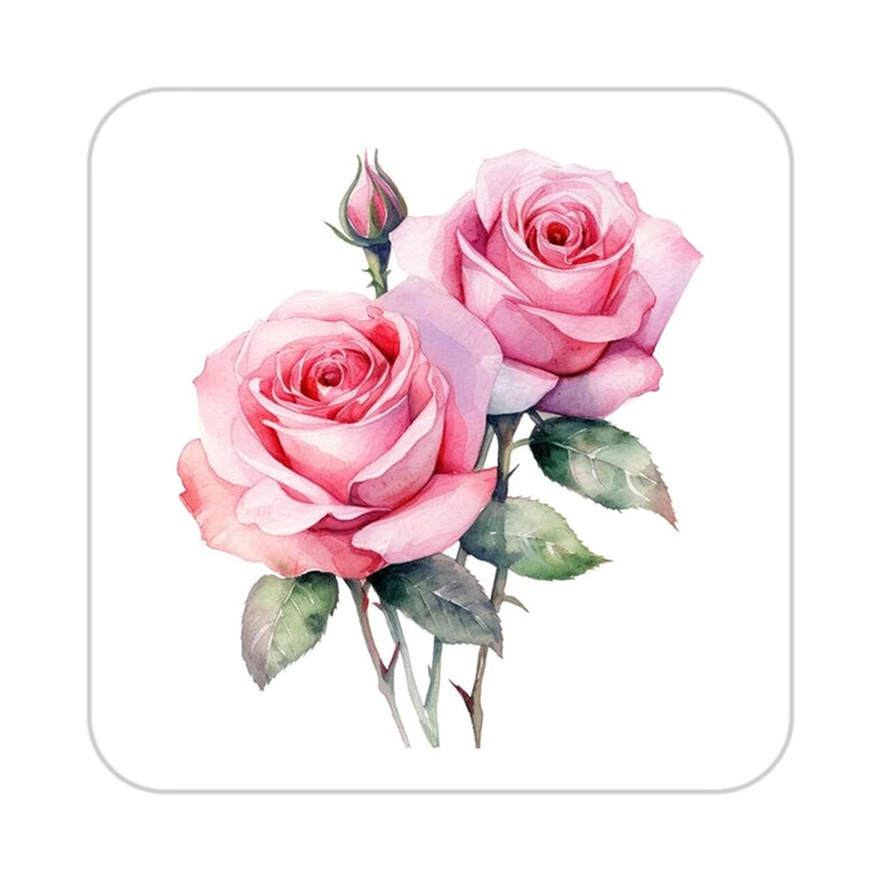 زیر لیوانی کاکتی طرح گل مدل mp19608