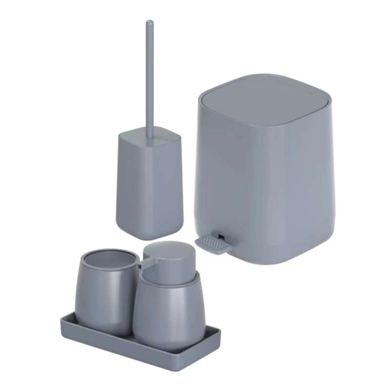 ست سرویس بهداشتی 5 پارچه کنتراست مدل میامی کد RM888 ست سرویس بهداشتی 5 پارچه کنتراست مدل میامی کد RM888