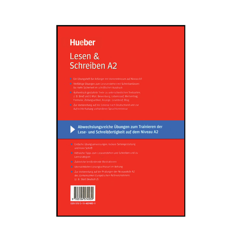 کتاب Deutsch Uben: Lesen & Schreiben A2 اثر Anneli Billina انتشارات هدف نوین