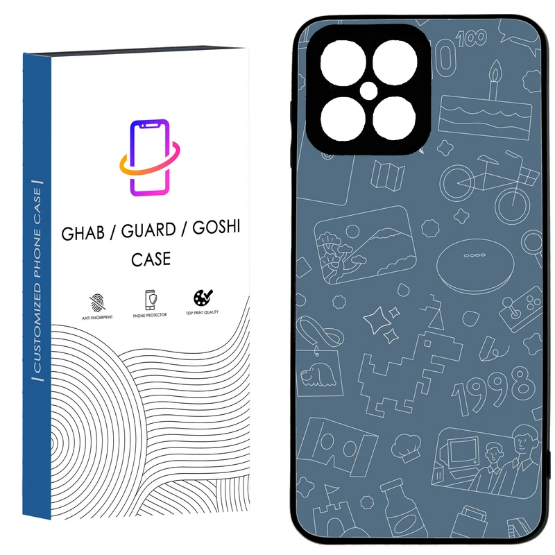 کاور قاب گارد گوشی طرح پسرانه کد 18 - tpu مناسب برای گوشی موبایل آنر X8 4G