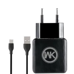 شارژر دیواری دبلیو کی مدل WP-U11 به همراه کابل microUSB