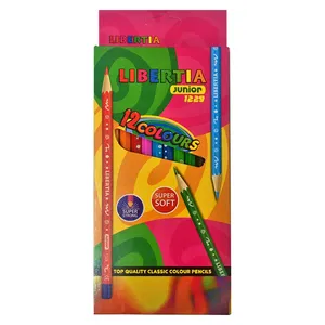 مداد رنگی 12 رنگ لیبرتیا مدل junior