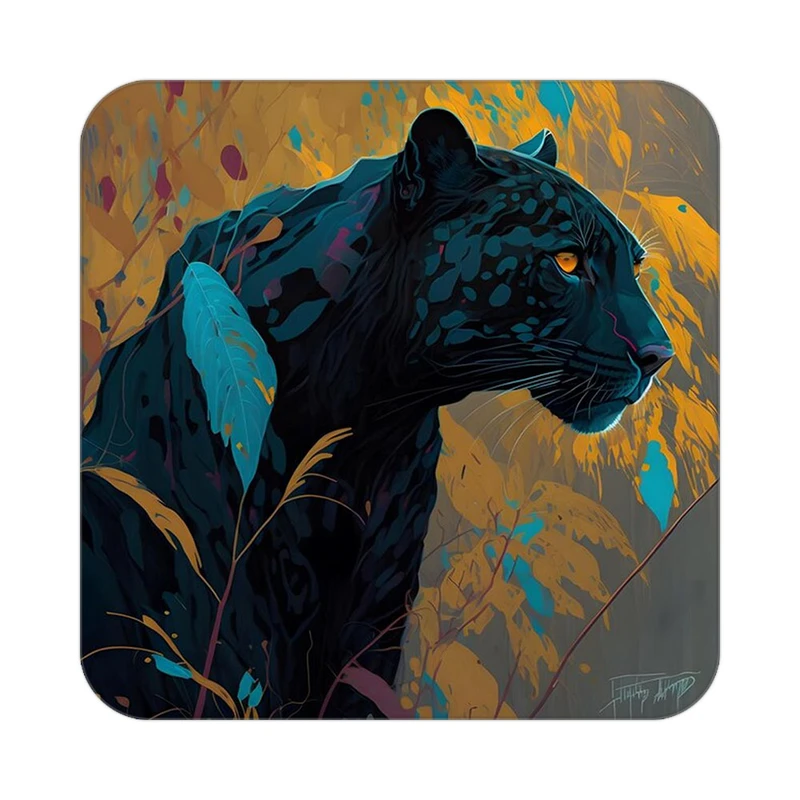 زیر لیوانی کاکتی طرح حیوانات رنگی مدل mp26548