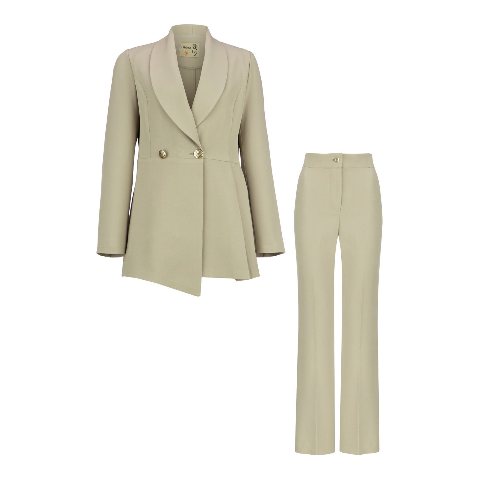 ست کت و شلوار زنانه السانا مدل مهرکام کد 208009 - - 24