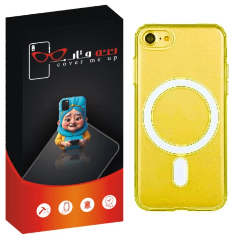 کاور ننه قاب مدل مگ سیف طرح ژله ای مناسب برای گوشی موبایل اپل iPhone 7 / 8 /SE 2020 /SE 2022