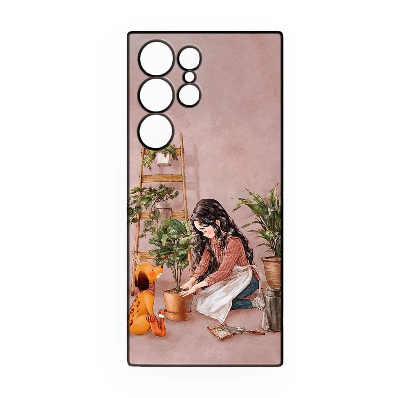 کاور طرح دخترانه کد 253 مناسب برای گوشی موبایل سامسونگ Galaxy S24 Ultra  