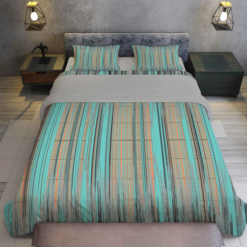 سرویس روتختی مدل راه راه اسپرت TXY31 تک نفره 5 تکه