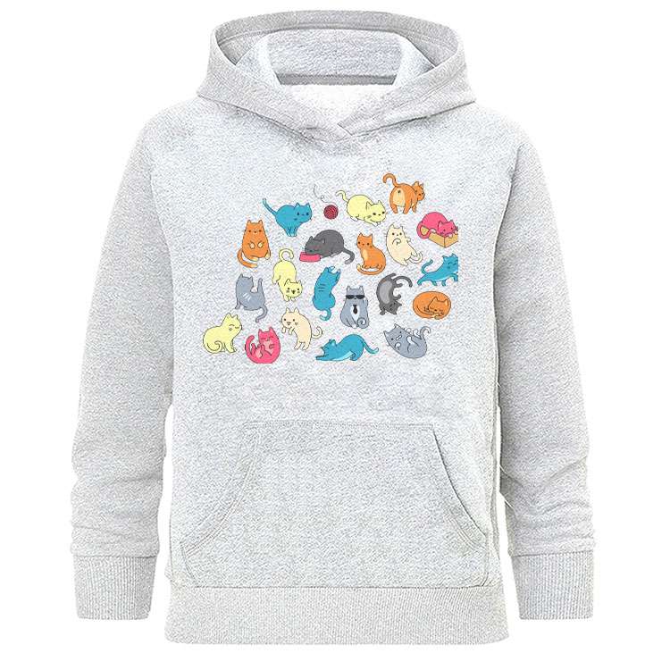 هودی زنانه طرح گربه فانتزی مدل Z679