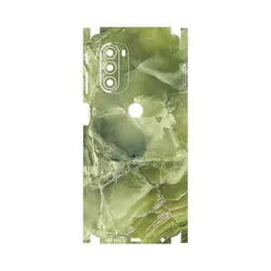 MAHOOT Green_Crystal_Marble-FullSkin Cover Sticker for Motorola Moto G51 5G