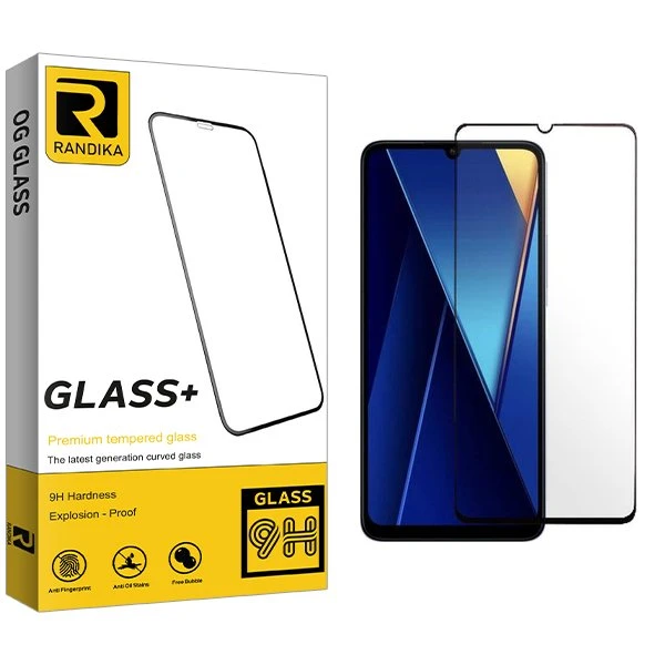 محافظ صفحه نمایش شیشه ای راندیکا مدل RK مناسب برای گوشی موبایل شیائومی Poco C65