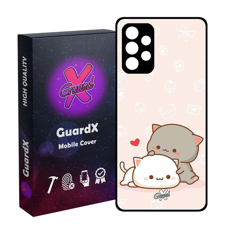 کاور گارد ایکس طرح Love مدل Glass10372 مناسب برای گوشی موبایل سامسونگ Galaxy A32 4G