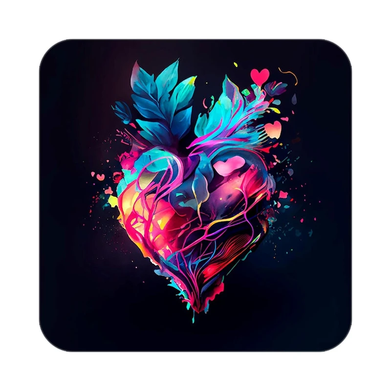 زیر لیوانی کاکتی مدل عاشقانه کد mp13009