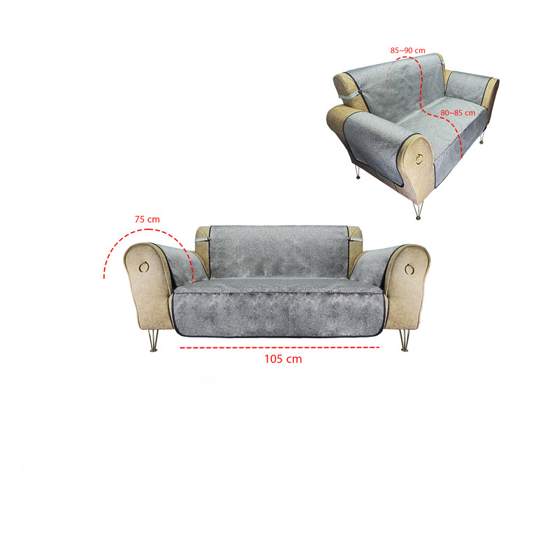 کاور مبلمان 2 نفره چینش مدل 3LAYER