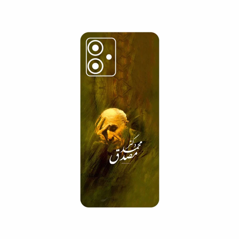 برچسب پوششی ماهوت مدل Dr_Mosadeq مناسب برای گوشی موبایل موتورولا Moto G14