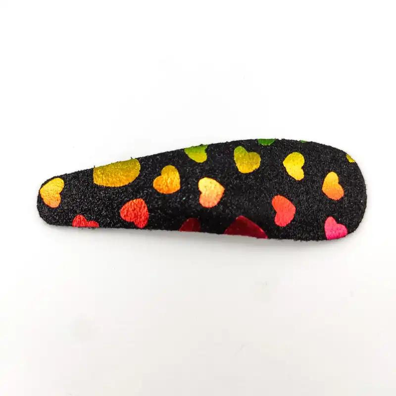 گیره مو دخترانه مدل اکلیلی قلبی بسته 2 عددی