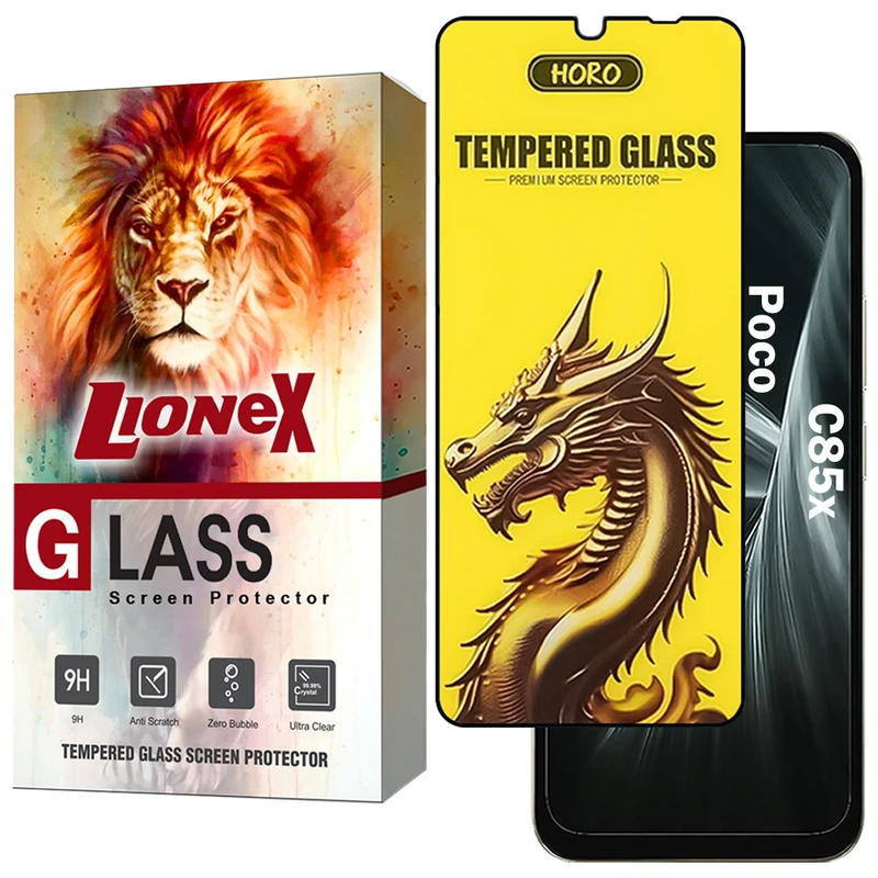 محافظ صفحه نمایش لایونکس مدل FHGL20 مناسب برای گوشی موبایل شیائومی Poco C85x