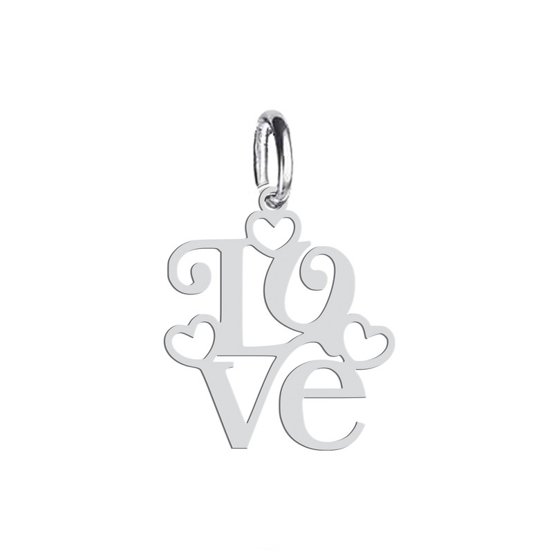آویز گردنبند هایکا طرح قلب و love مدل ha 363 آویز گردنبند هایکا طرح قلب و love مدل ha 363
