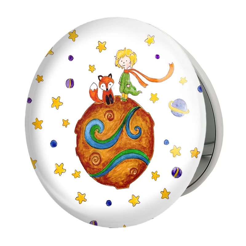 آینه جیبی خندالو طرح شازده کوچولو مدل تاشو کد 1824 